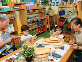 Calming routines and varied activities